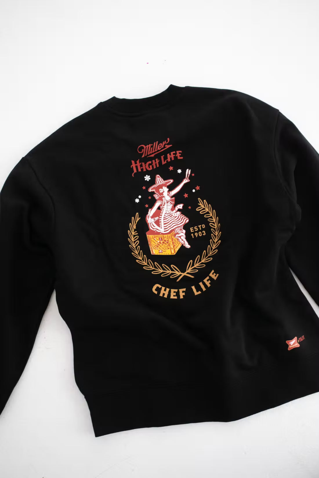 TILIT x Miller High Life "Chef Life Holiday Crewneck"