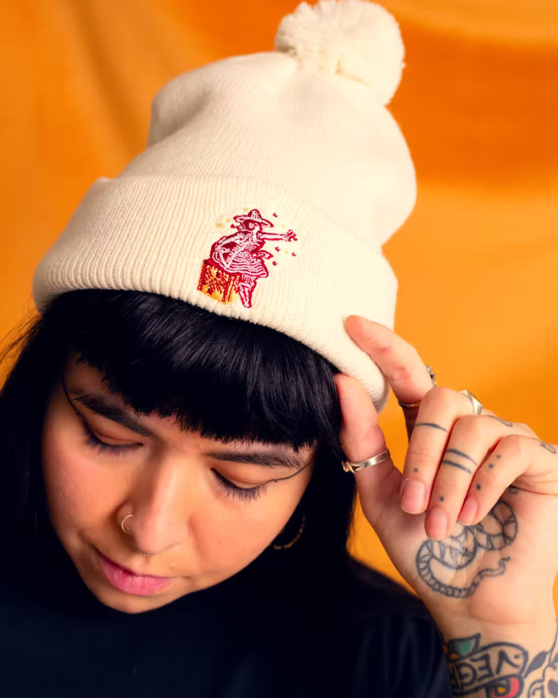 TILIT x Miller High Life "Girl on the Crate Pom Hat"