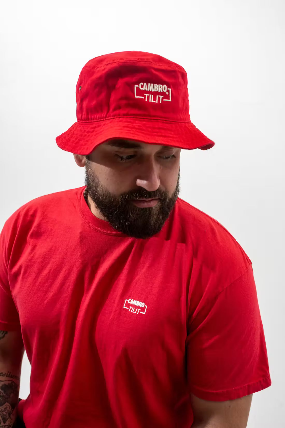TILIT x CAMBRO Red Bucket Hat - TILIT NYC