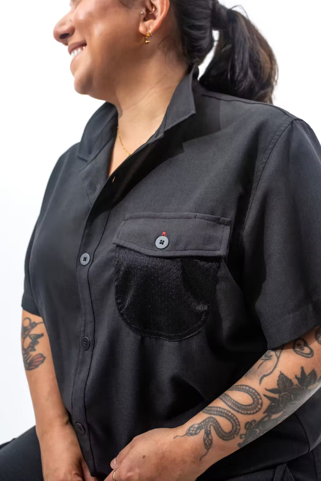 "Run The Pass" French Kitchen Workshirt