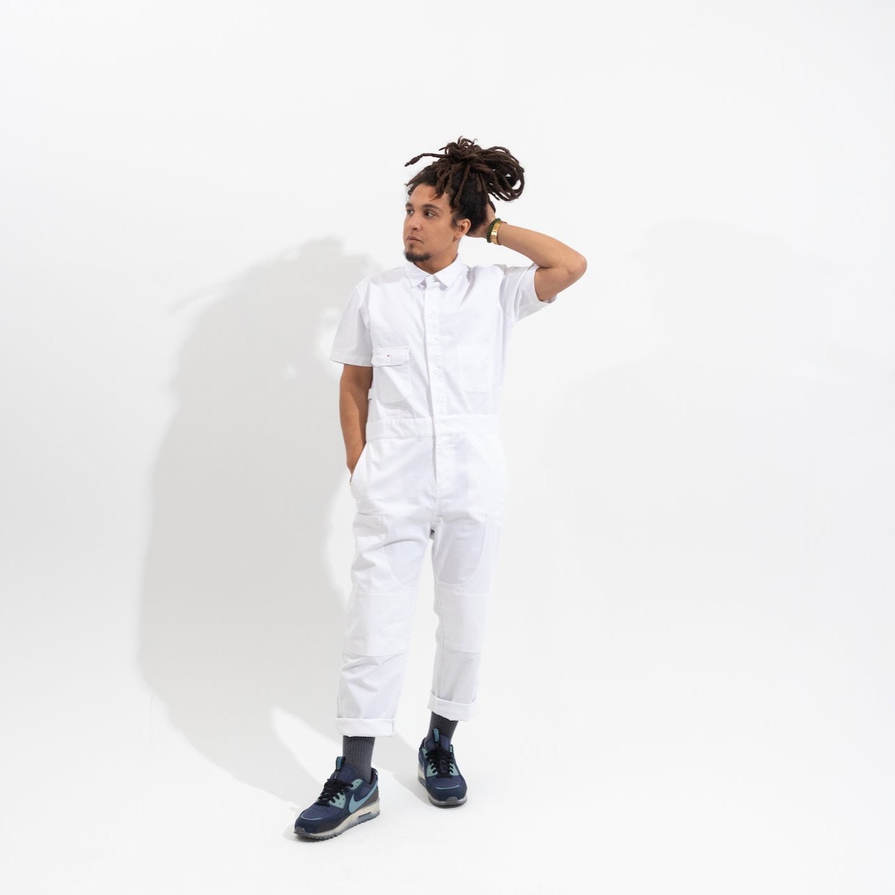 Blue Skies Men's Short Sleeve Jumpsuit - TILIT NYC