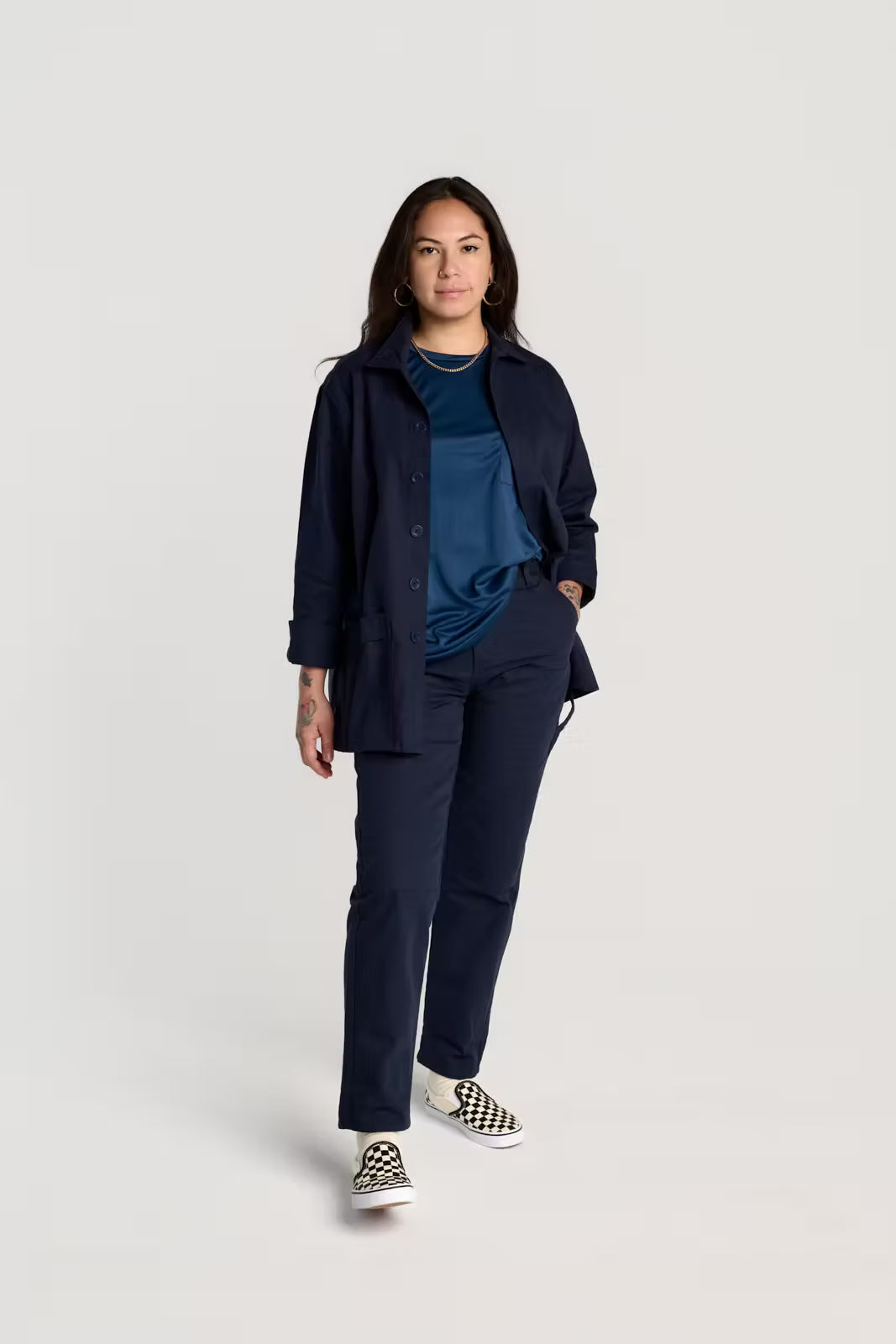 Workwear Cotton Canvas Chore Coat - TILIT NYC