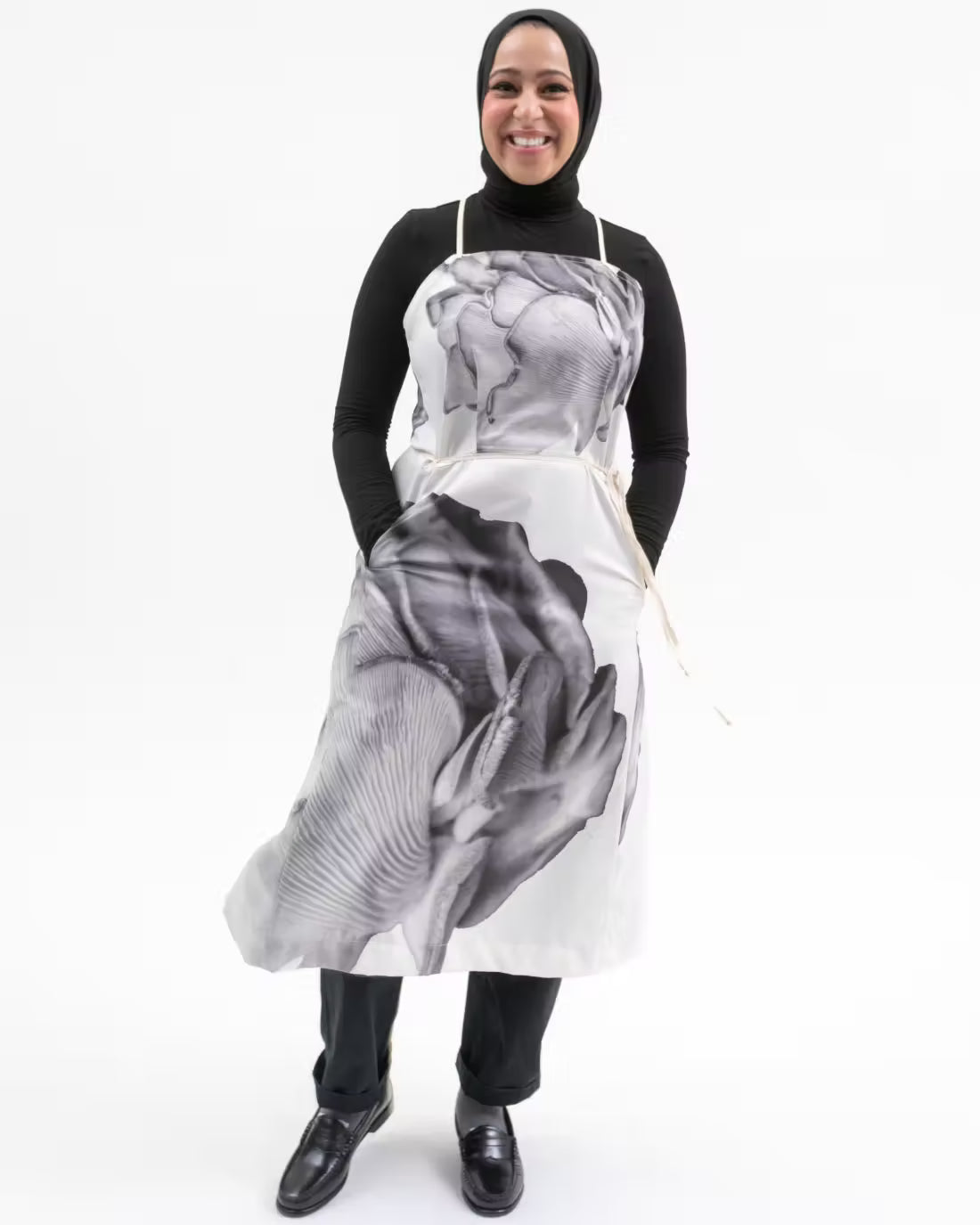 Fall Formal Cross Back Apron Dress