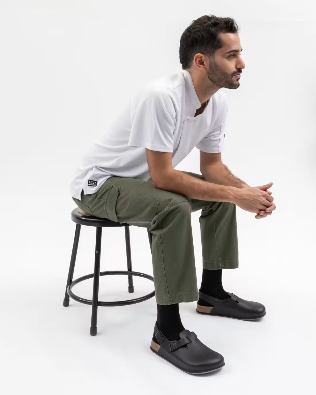 Fall Formal Tactical Work Pant with Back Elastic Band