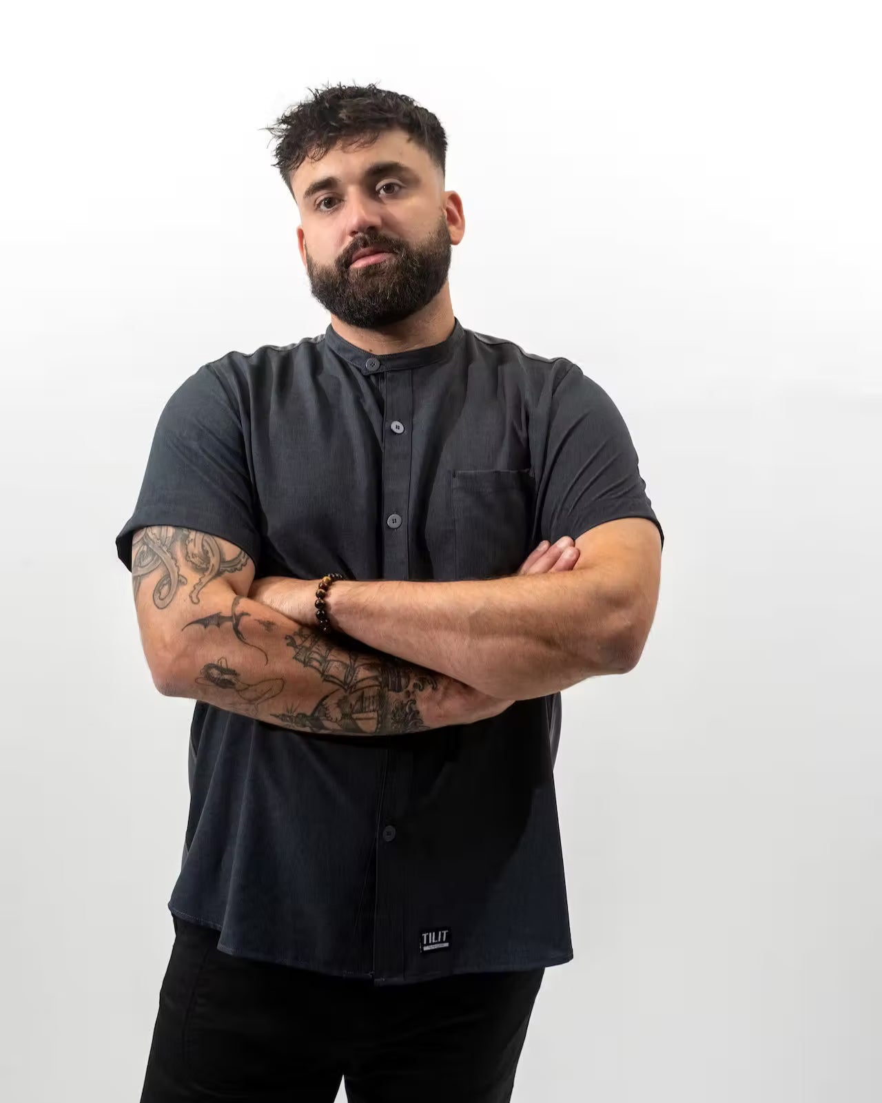 “Run the Pass” Short Sleeve Chef Shirt