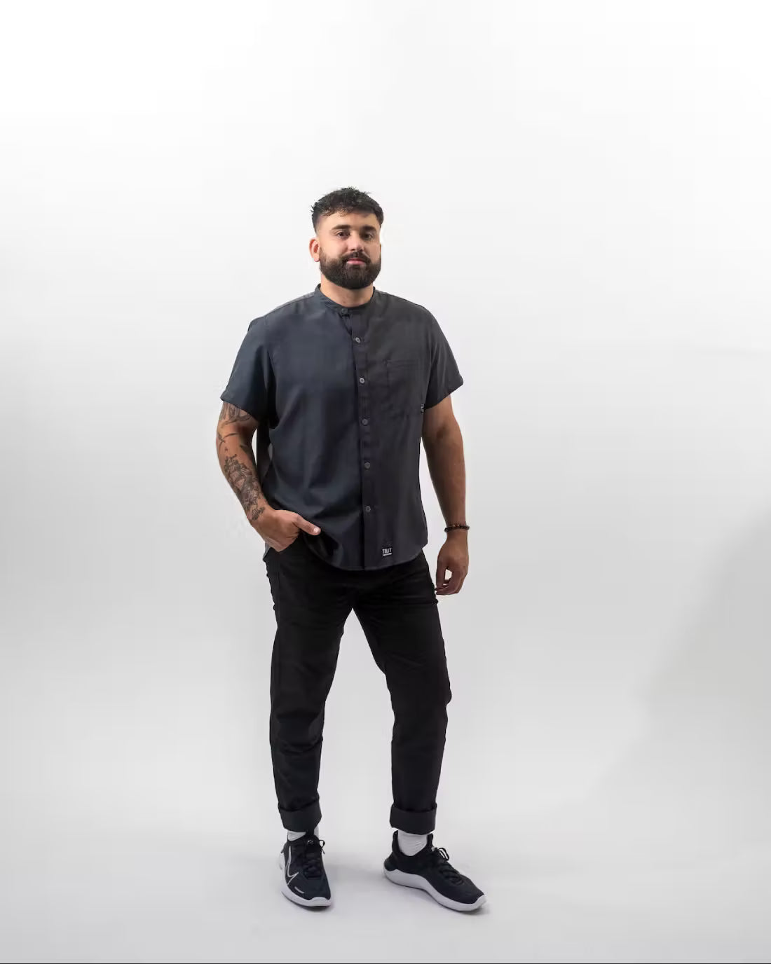 “Run the Pass” Short Sleeve Chef Shirt