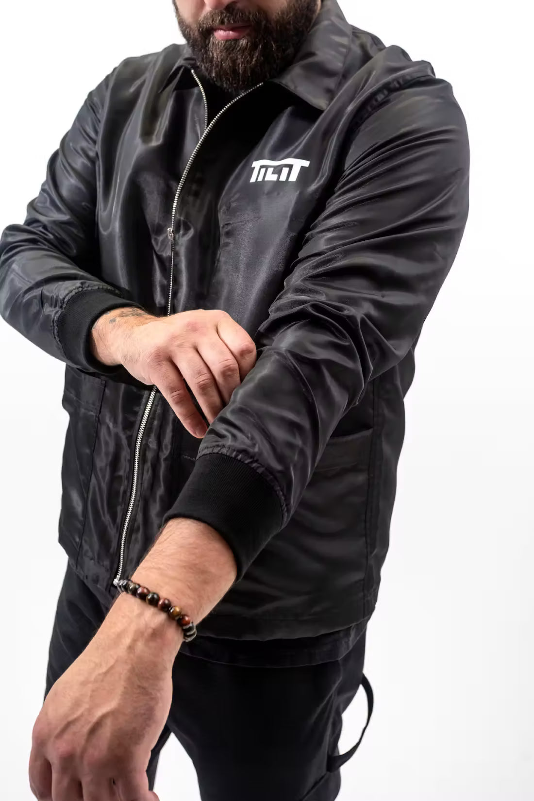 “Run the Pass” Chef Coach’s Jacket with Functional Zipper