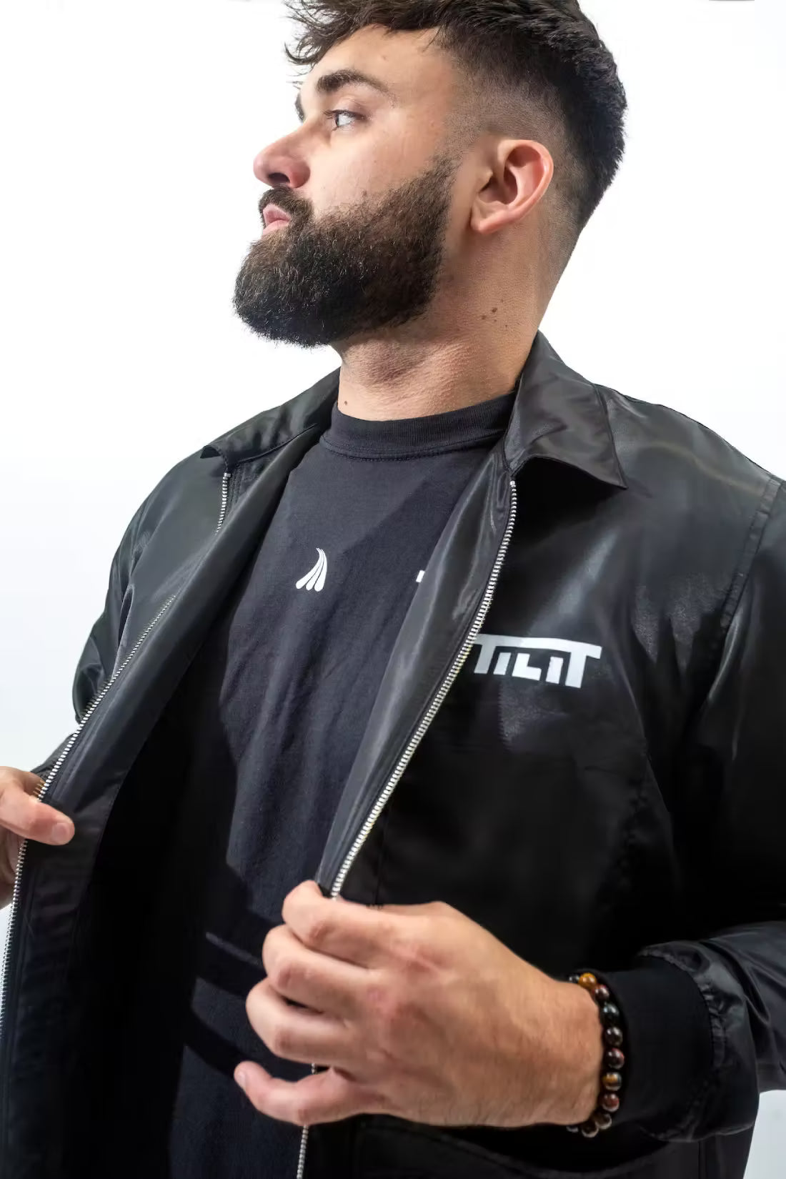 Run the Pass” Chef Coach's Jacket with Functional Zipper – TILIT Run the Pass” Chef Coach's Jacket with Functional Zipper – TILIT