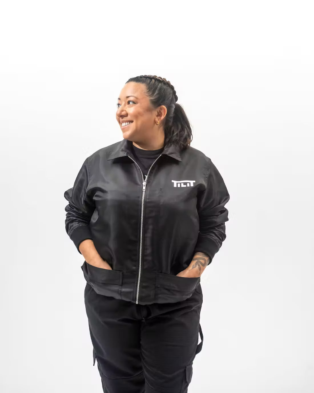 “Run the Pass” Chef Coach’s Jacket with Functional Zipper