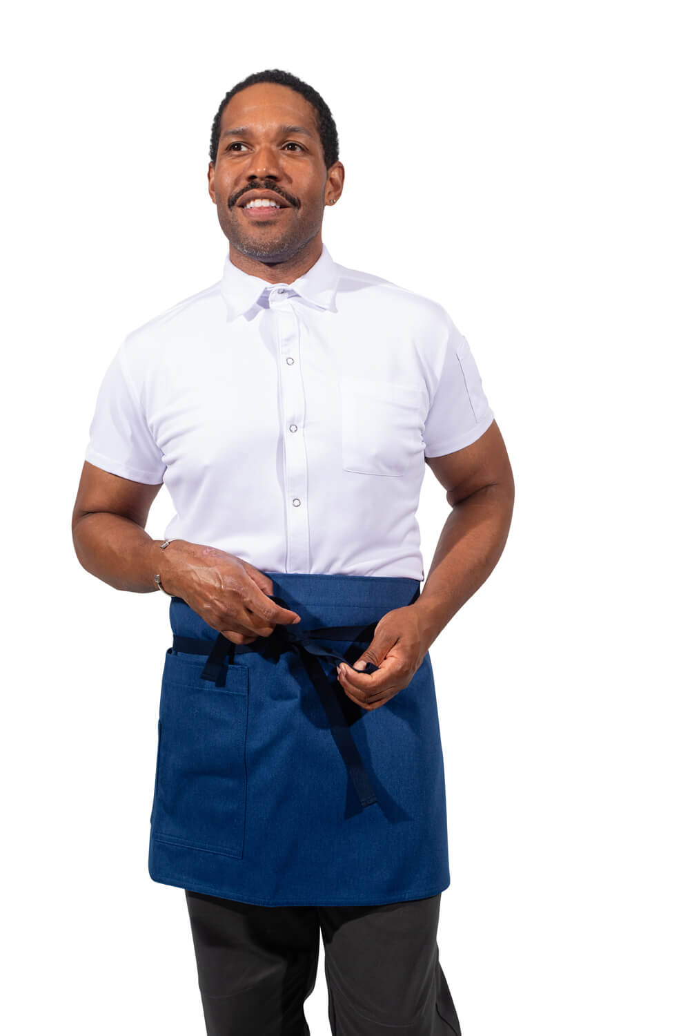 dress shirt apron Upcycled Men's Dress Shirt Apron