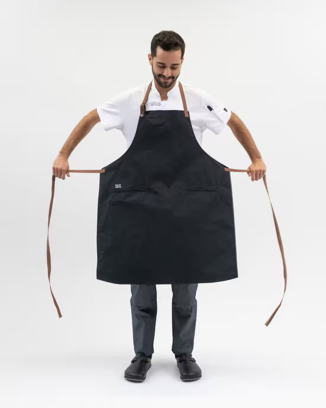 mens dress shirt aprons Tradesman's Apron