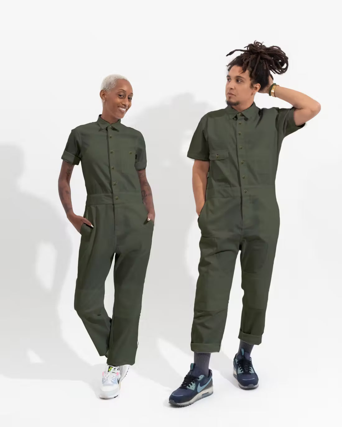 Women's Short Sleeve Jumpsuit