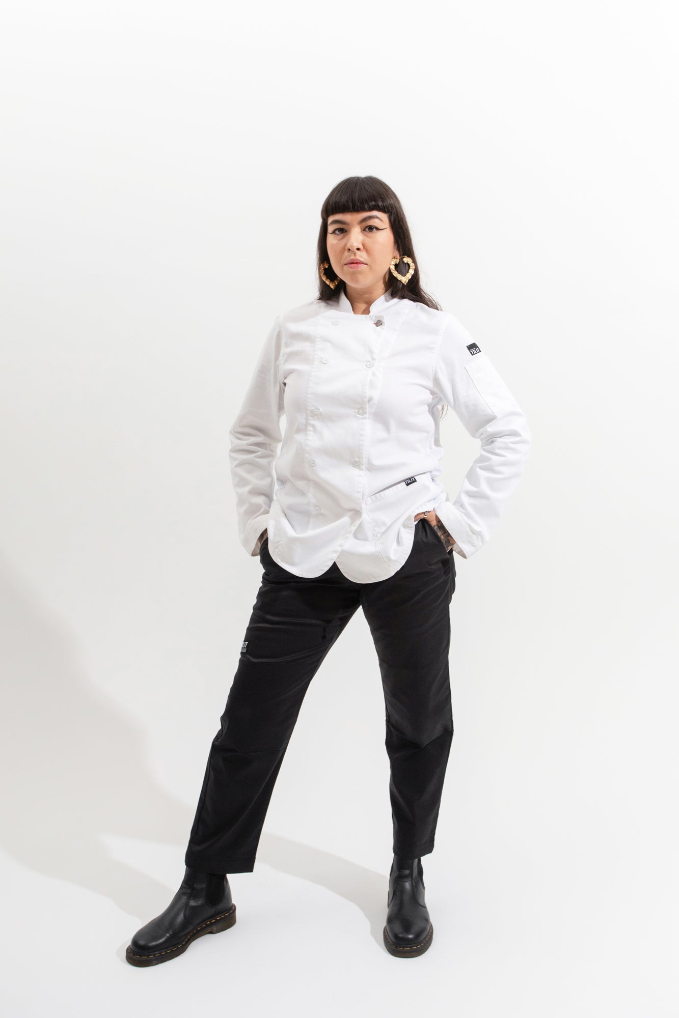 Personalized Short Sleeve Chef Coat Jacket Custom Embroidered Name Food Service Uniform Shirt For Men Women Unisex Black