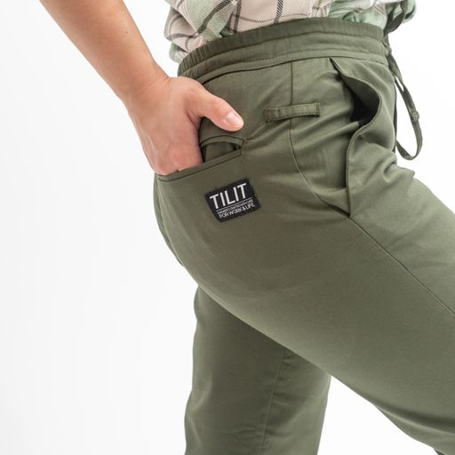 Earthy Essential Pants - Olive