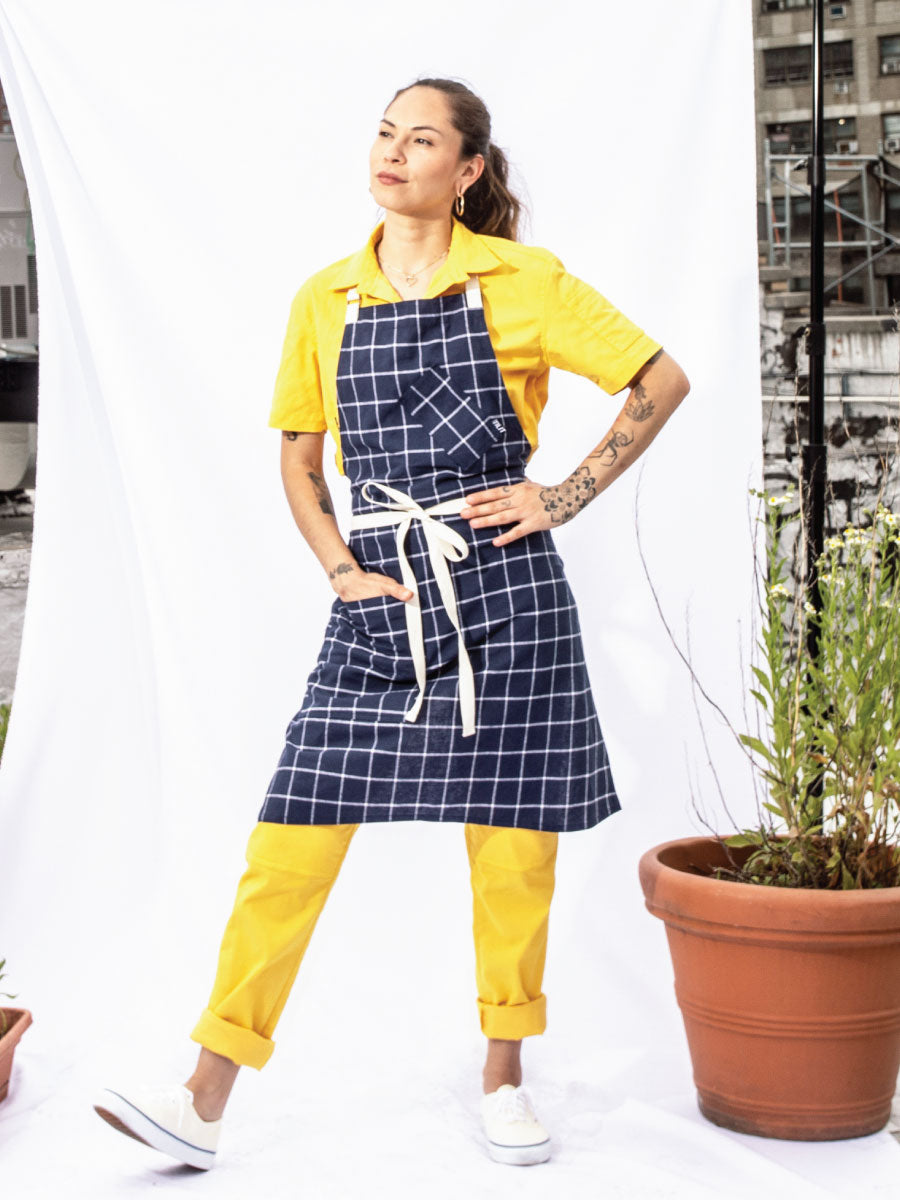 plaid satterfield chef apron