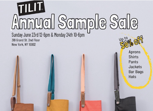 tilit annual sample sale