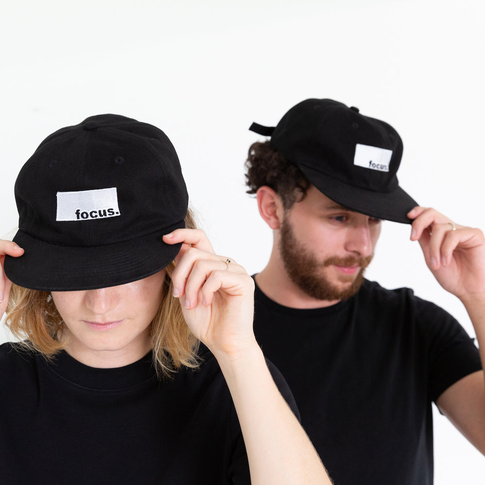 black tilit focus chef hat