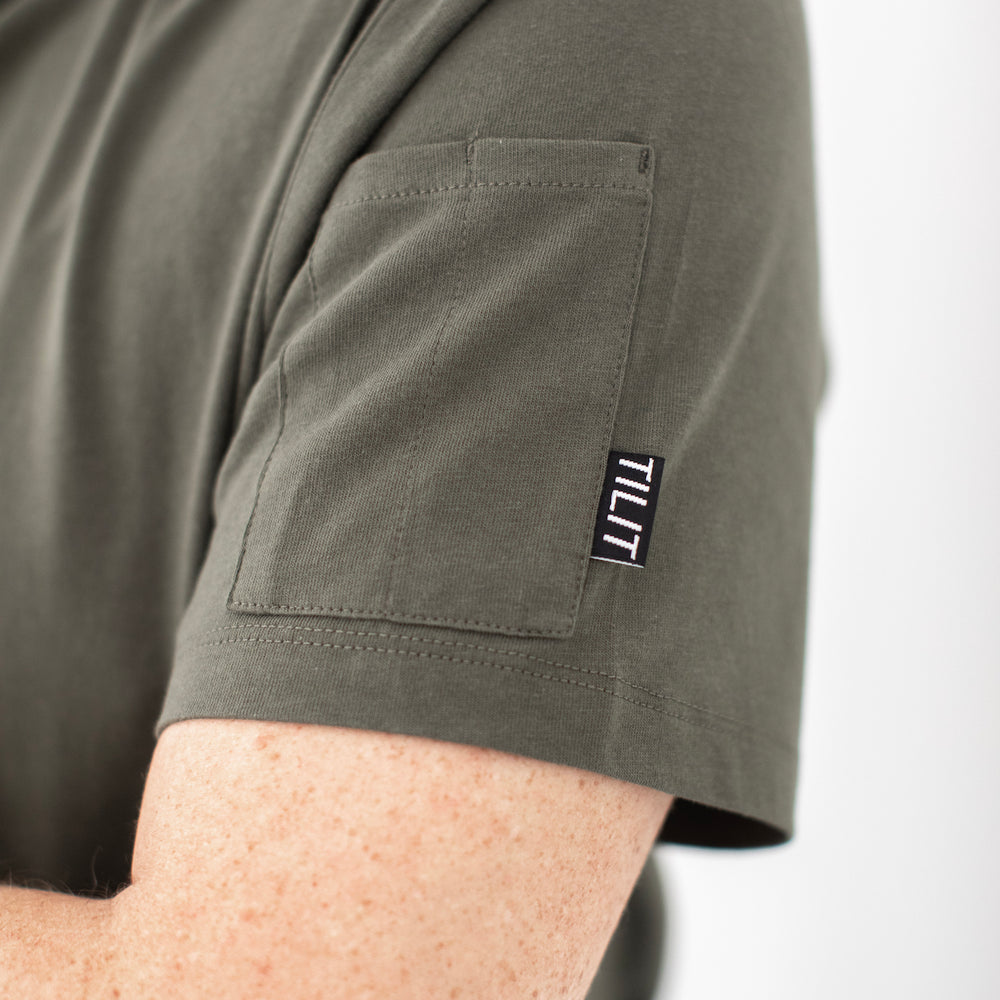 
                  
                    Olive Henley Tee
                  
                
