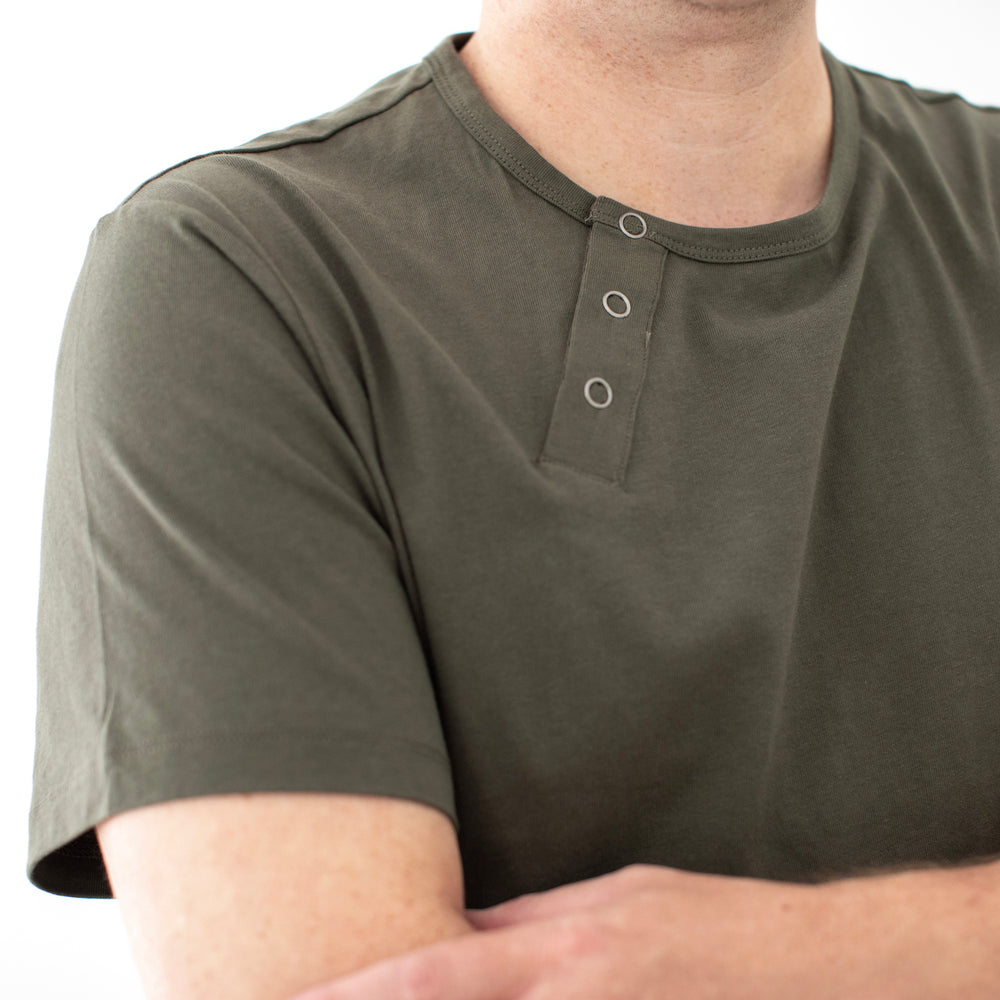 
                  
                    Olive Henley Tee
                  
                