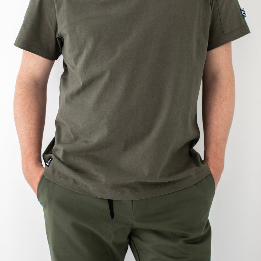 
                  
                    Olive Henley Tee
                  
                