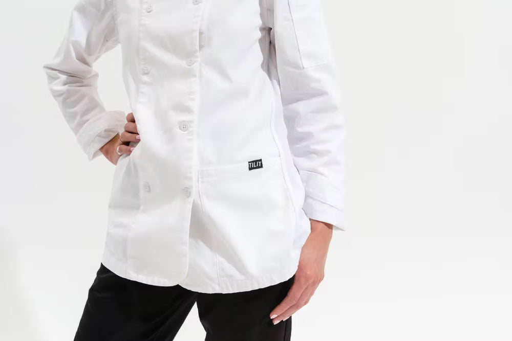 
                  
                    Long Sleeved Women's Chef Coat
                  
                
