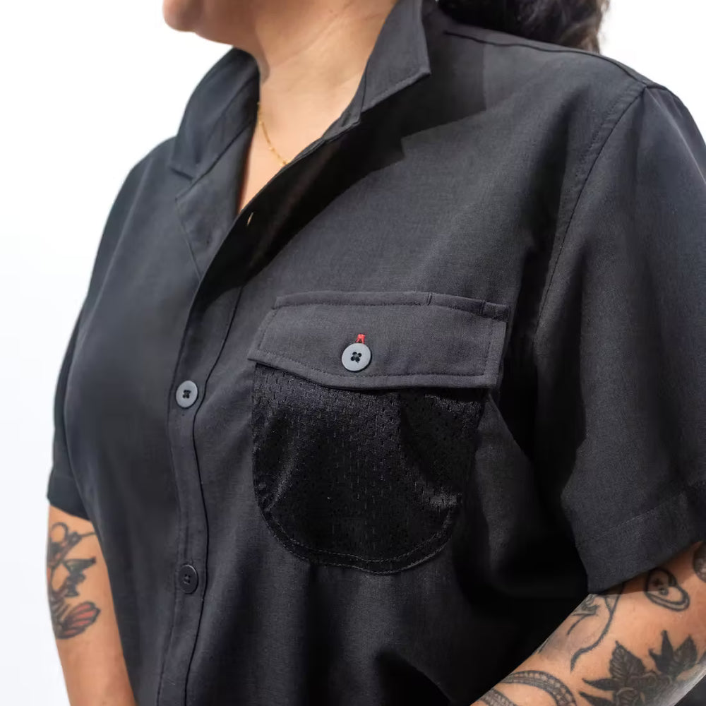 "Run The Pass" French Kitchen Workshirt