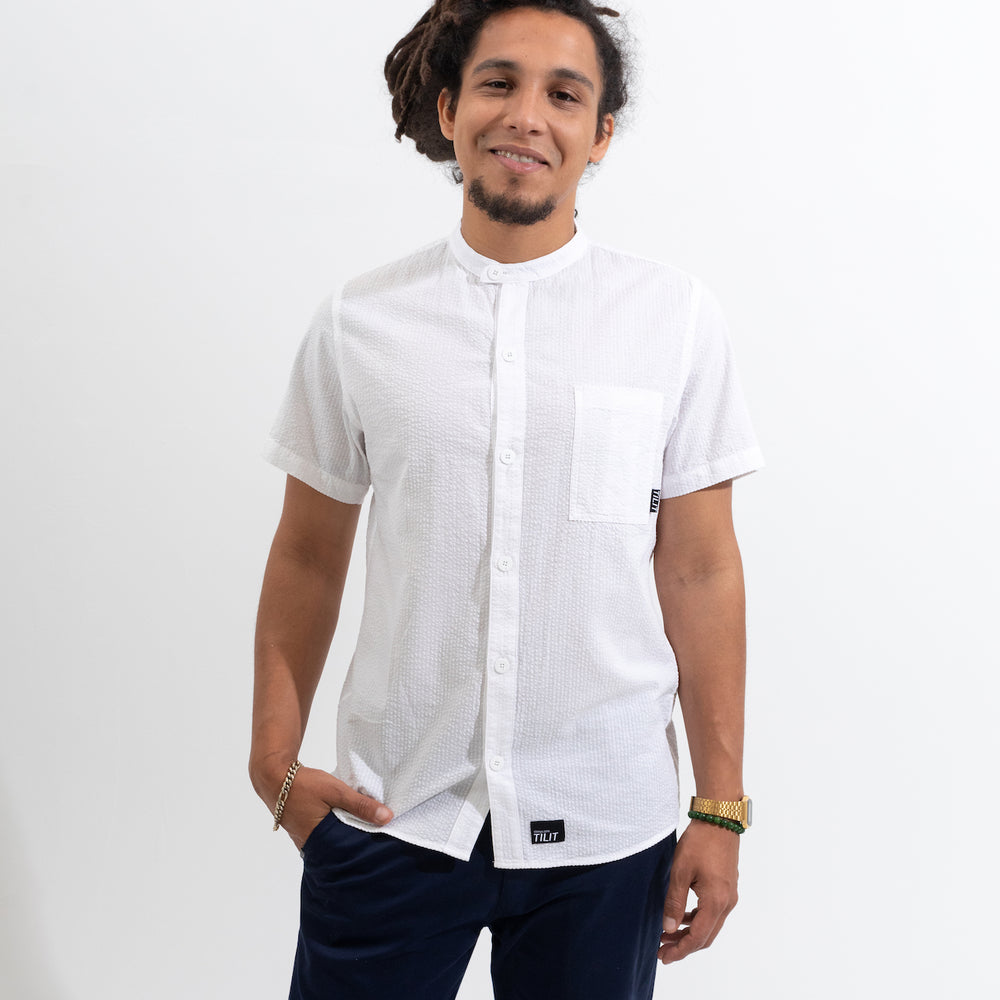 
                  
                    Seersucker Chef Shirt
                  
                