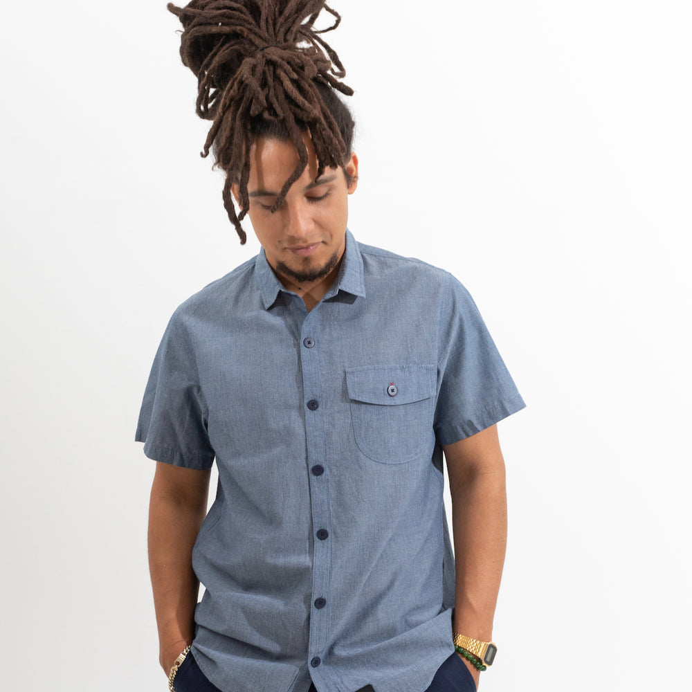 chambray work shirt