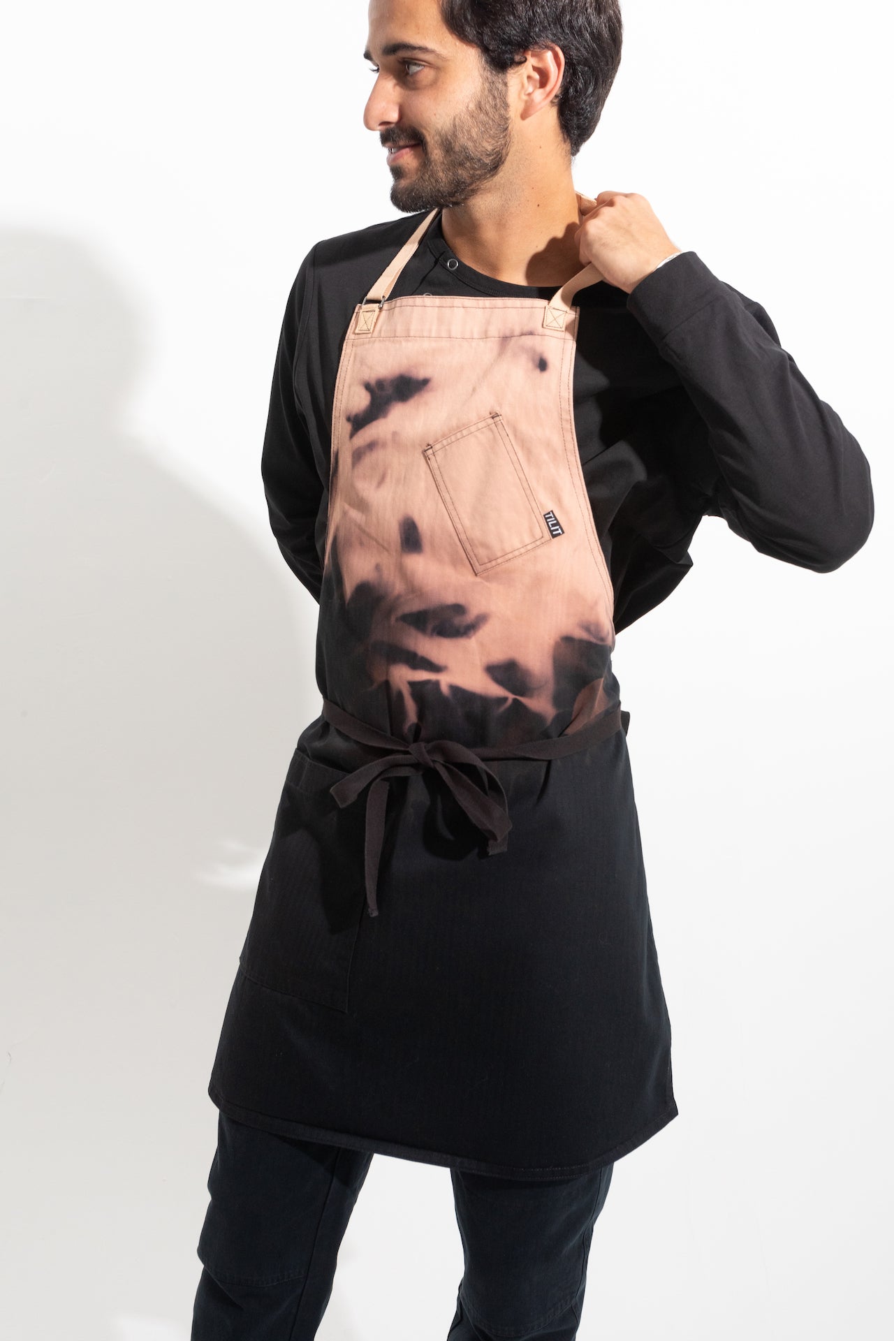 Load image into Gallery viewer, inked dipped apron
