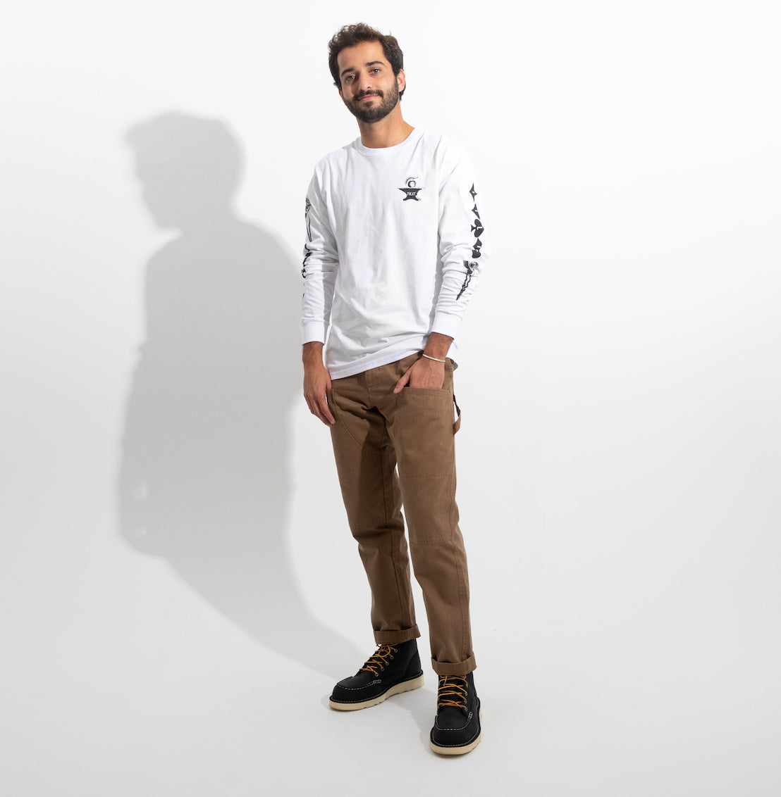 Load image into Gallery viewer, white tilit long sleeve
