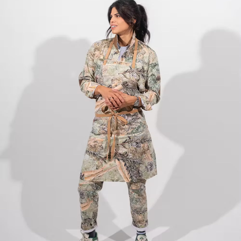 "Harvest" Brooklyn Camo Print Apron