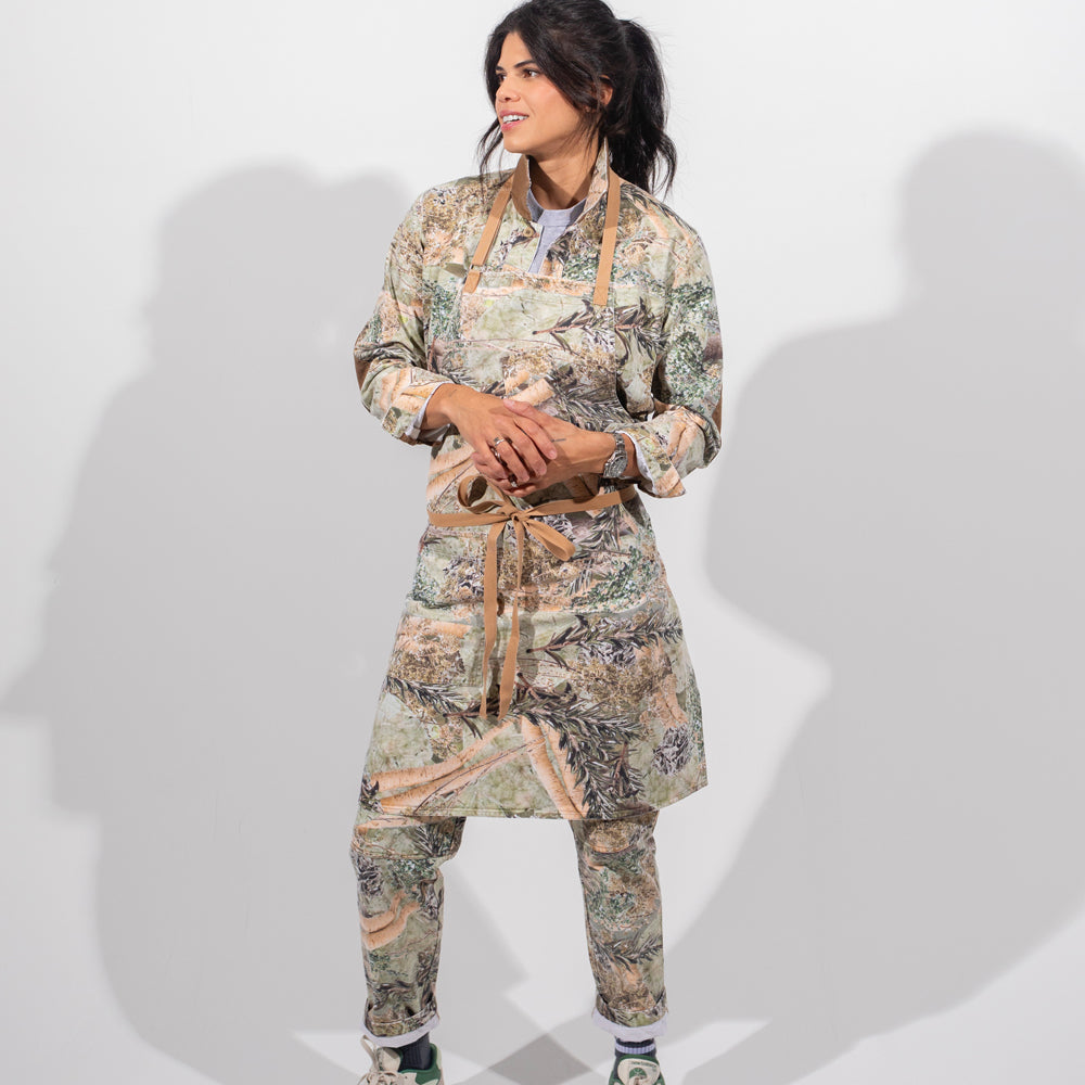 "Harvest" Brooklyn Camo Print Apron