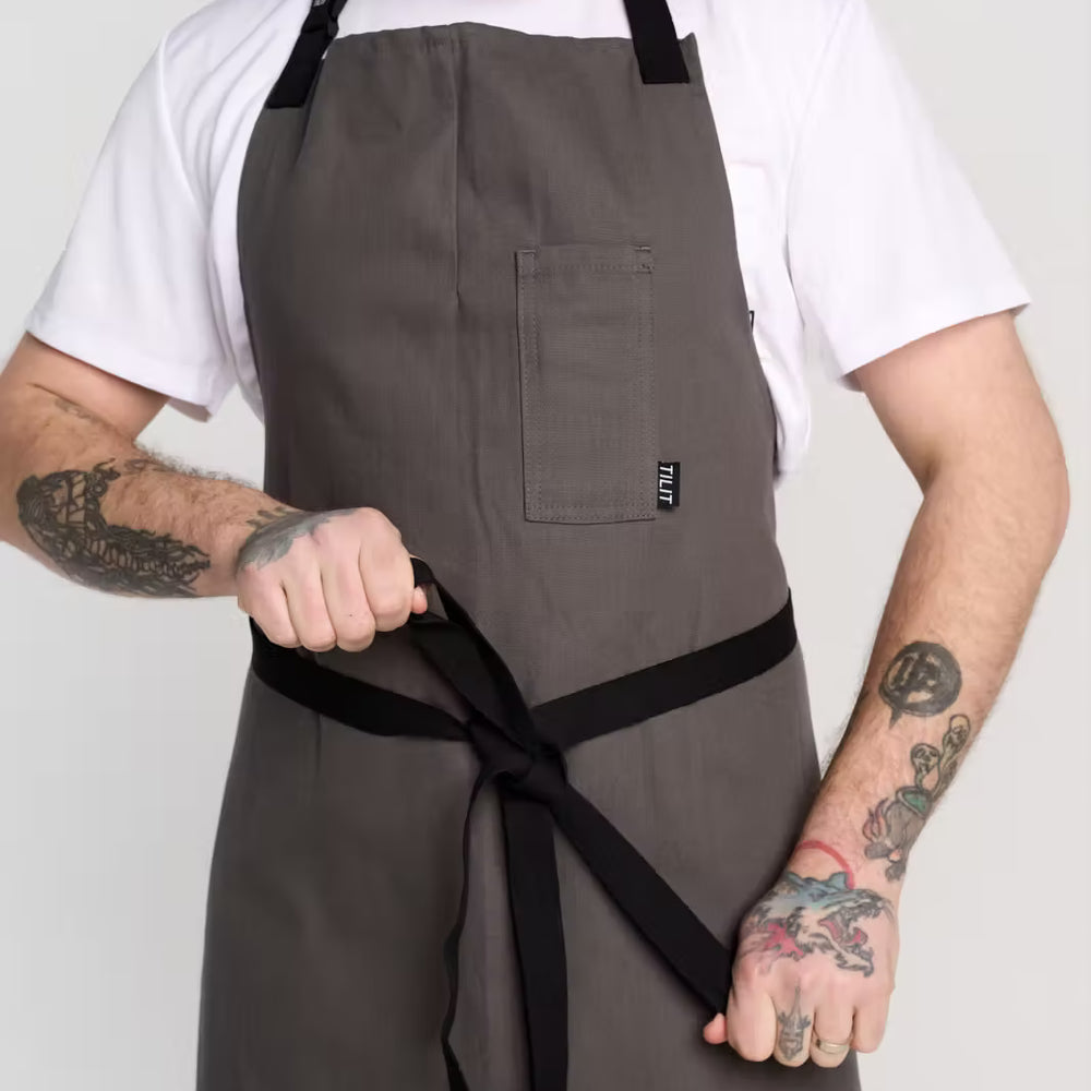 XL Canvas Bib Apron with Adjustable Strap - TILIT NYC