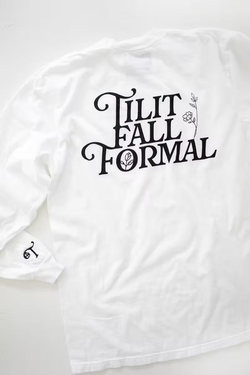 Fall Formal Floral Long-Sleeve Tee