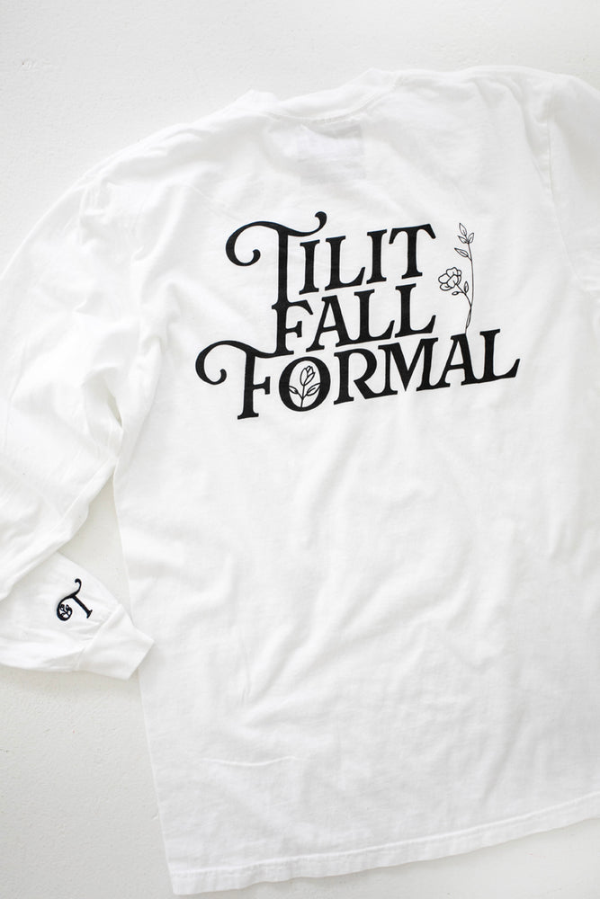 TILIT Fall Formal Long sleeve Shirt in white unisex 