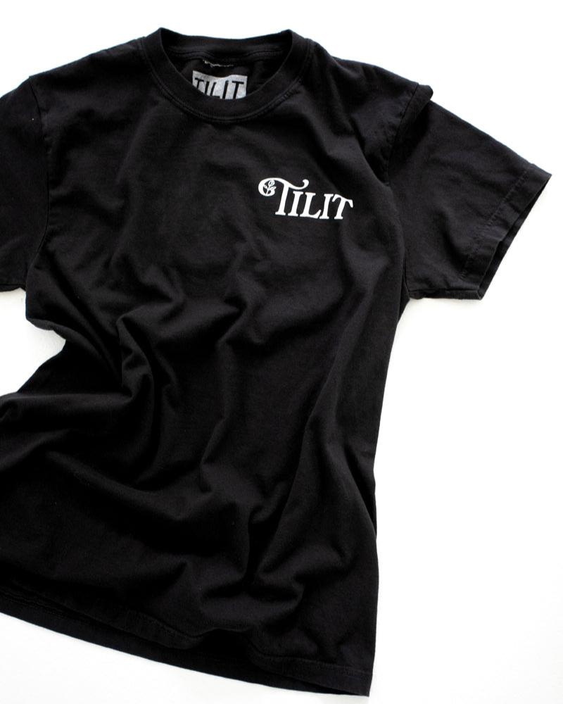 TILIT Fall Formal Short Sleeve Shirt in black unisex 
