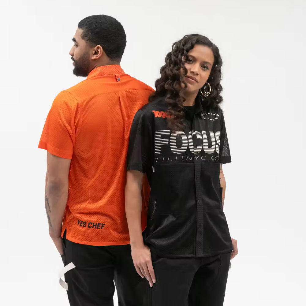 
                  
                    "FOCUS" Mesh Box Workshirt
                  
                