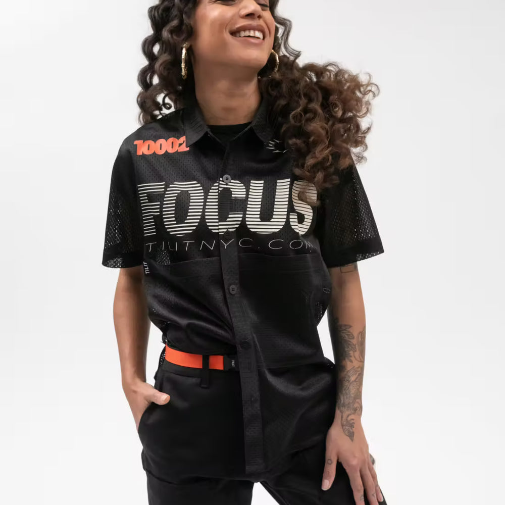 
                  
                    "FOCUS" Mesh Box Workshirt
                  
                