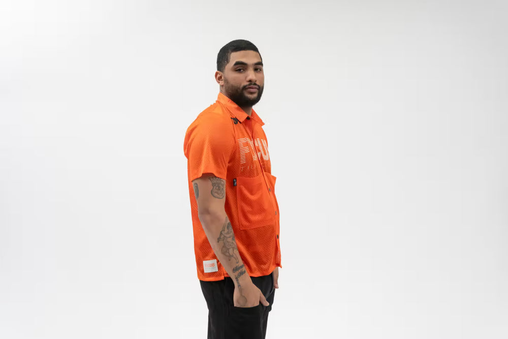 
                  
                    "FOCUS" Mesh Box Workshirt
                  
                