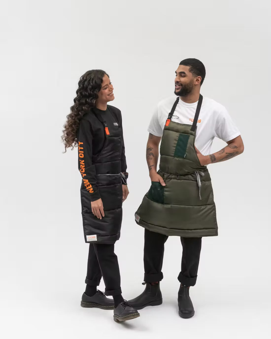 "FOCUS" Puffer Apron