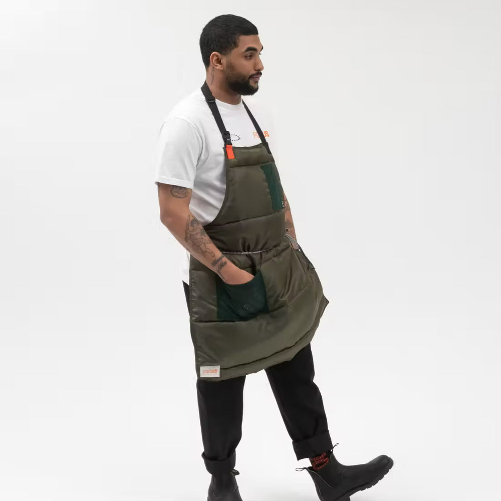 
                  
                    "FOCUS" Puffer Apron
                  
                
