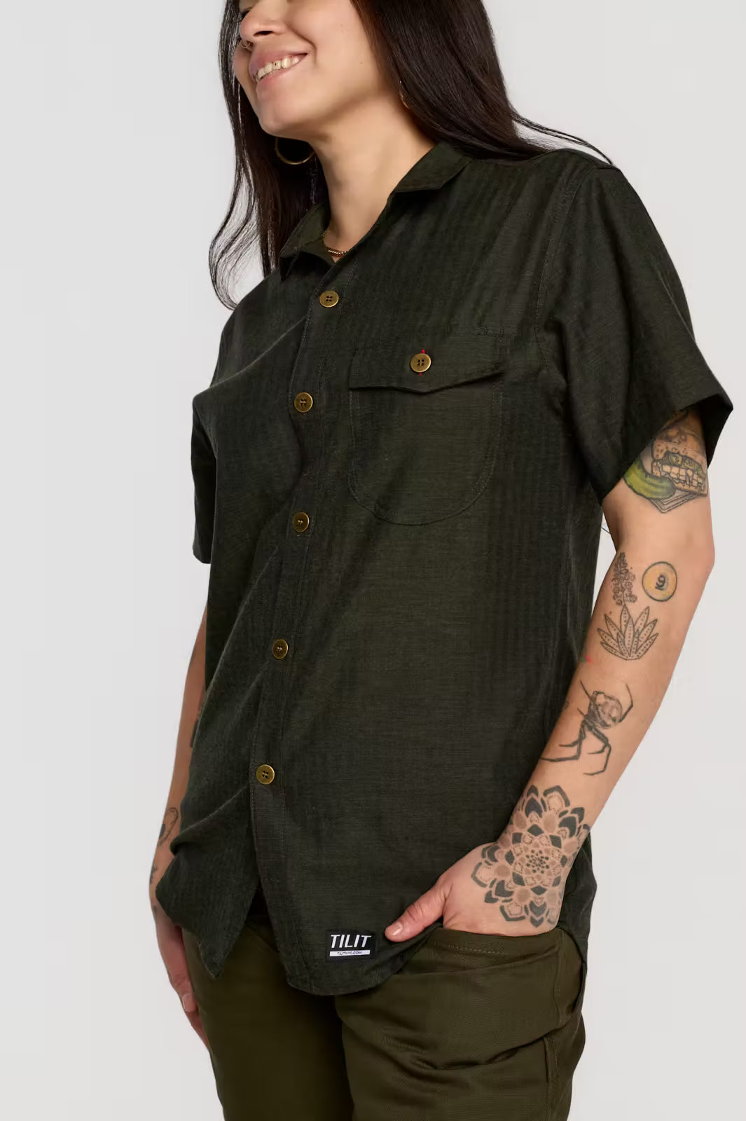 Herringbone French Kitchen Workshirt
