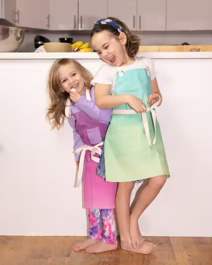 Ombre Kids' Chef Bib Apron Duo