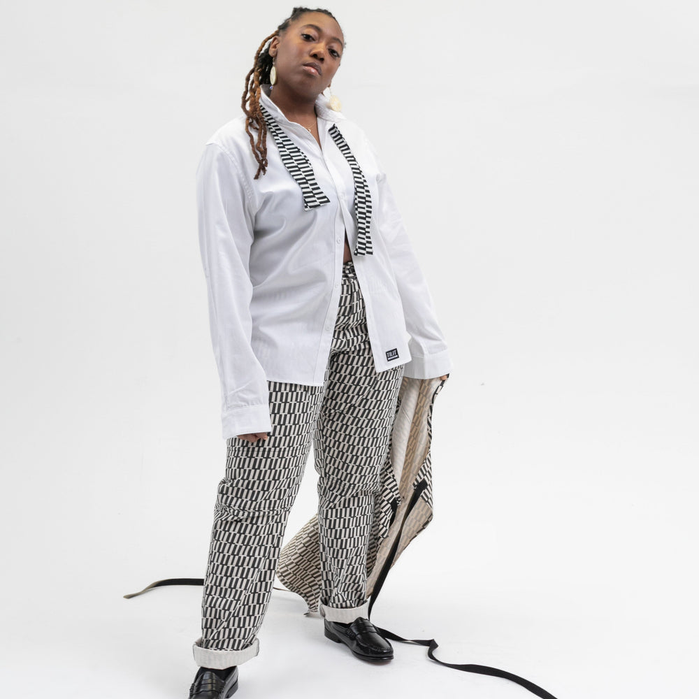 TILIT Fall Formal White Long Sleeve Workshirt