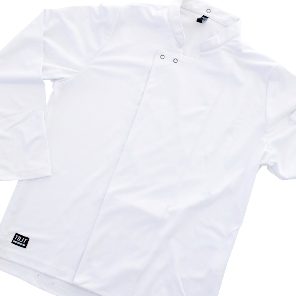 White Long Sleeve Supply Chef Coat in Men