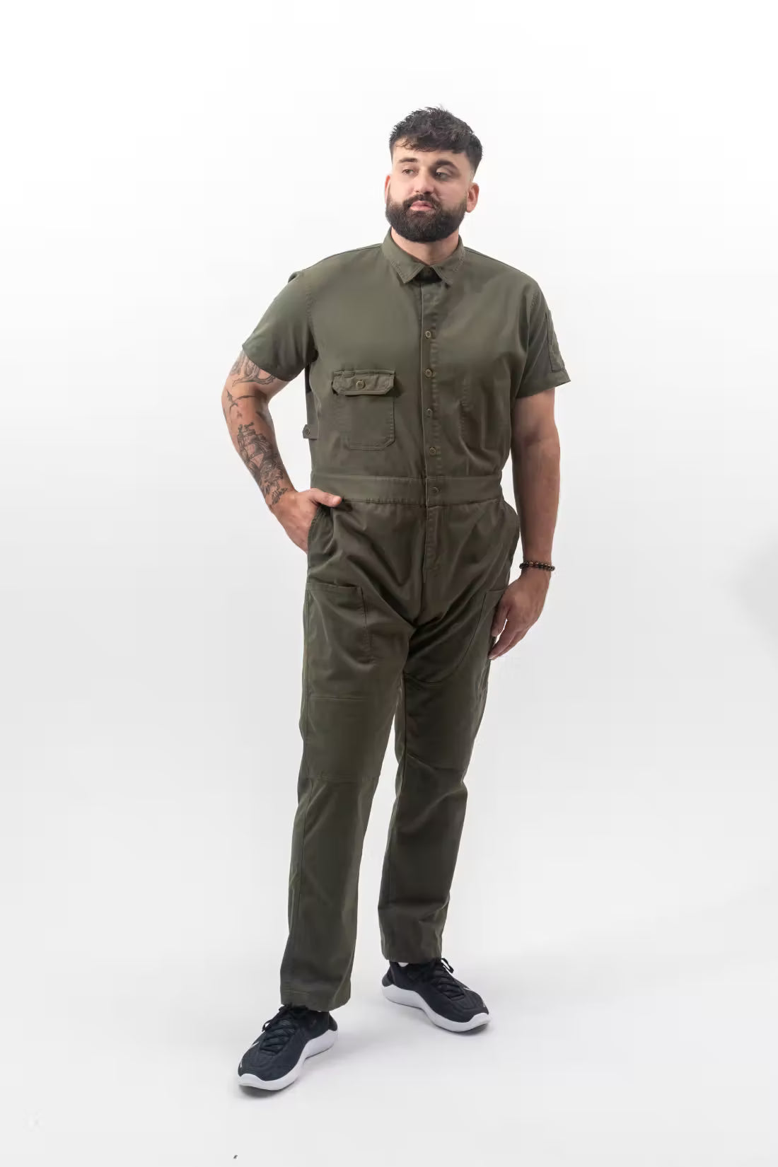 Men's Short Sleeve Jumpsuit