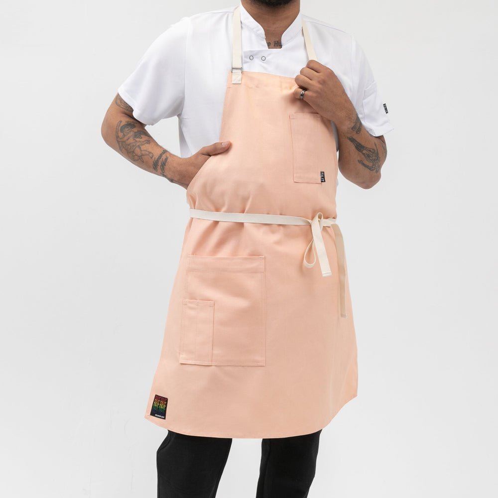 Apron in Peachy Pink