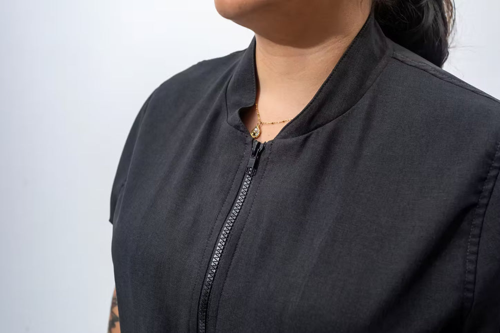 
                  
                    “Run the Pass” Black Chef Flight Coat
                  
                