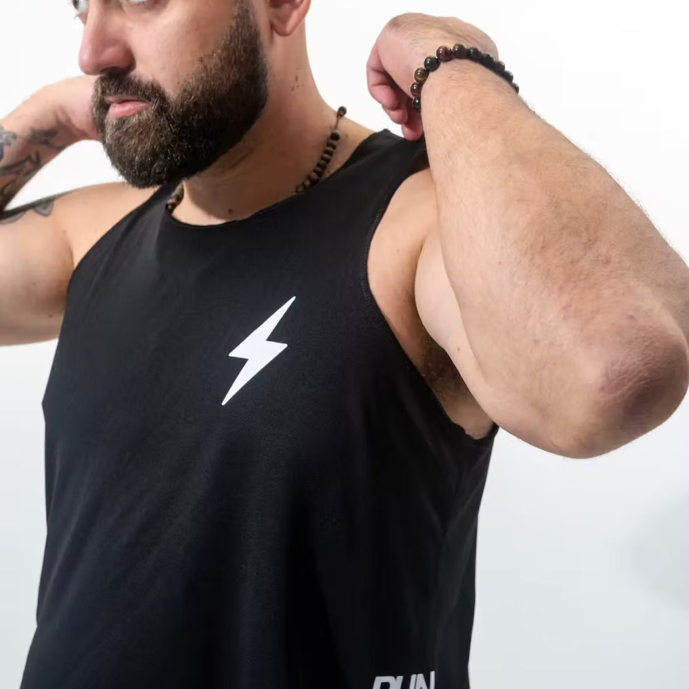 “Run The Pass” Men’s Moisture Wicking Hydrotech Singlet