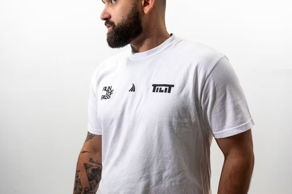 “Run the Pass” Short Sleeve T-shirt with Iconic Graphic